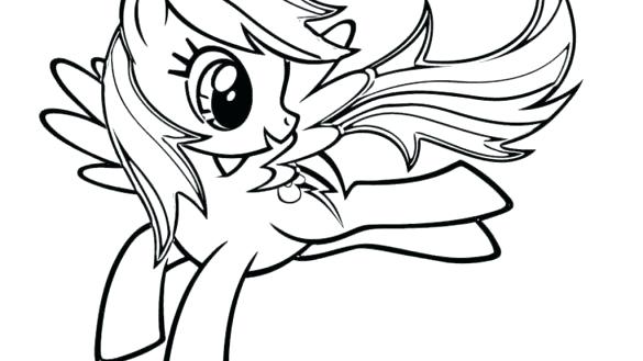 585x329 My Little Pony Rainbow Dash Flying Coloring Pages Games Baby Color