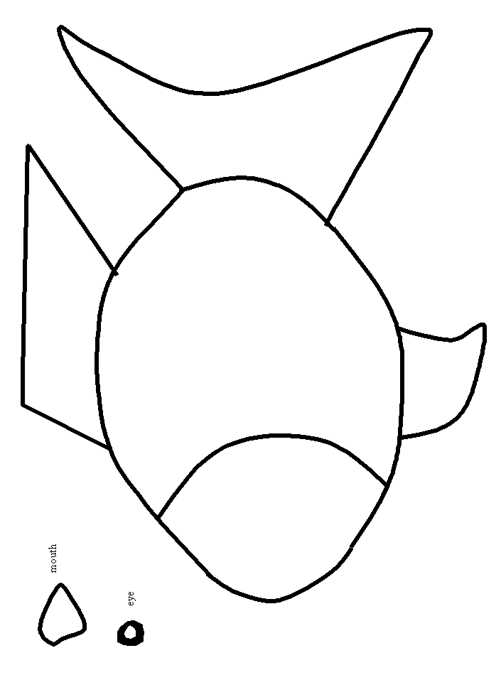 705x957 Fish Black And White Rainbow Fish Clipart Black And White