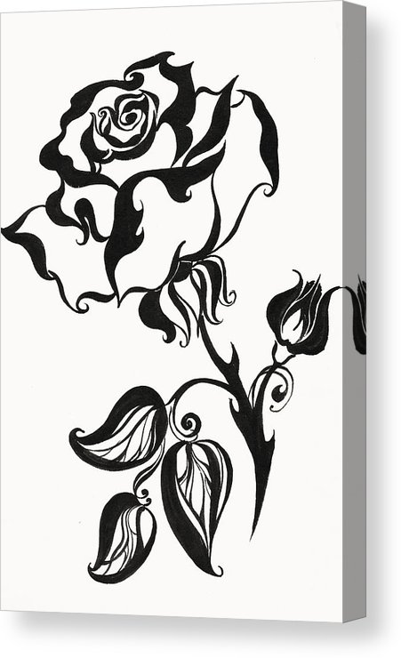 451x740 Chinese Rose Canvas Print Canvas Art