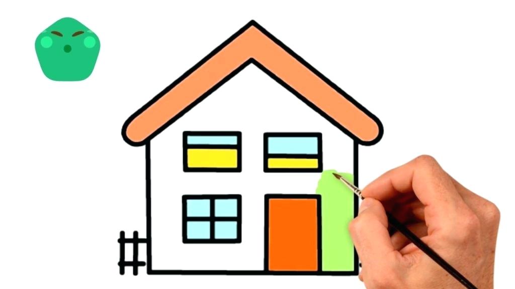1024x576 House For Kids How To Draw House For Baby Drawings And Coloring