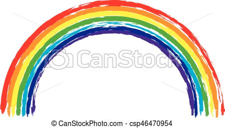 450x257 Kids Drawing Vector Kids Like Drawing Rainbow