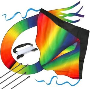 300x296 Premium Large Rainbow Kite For Kids