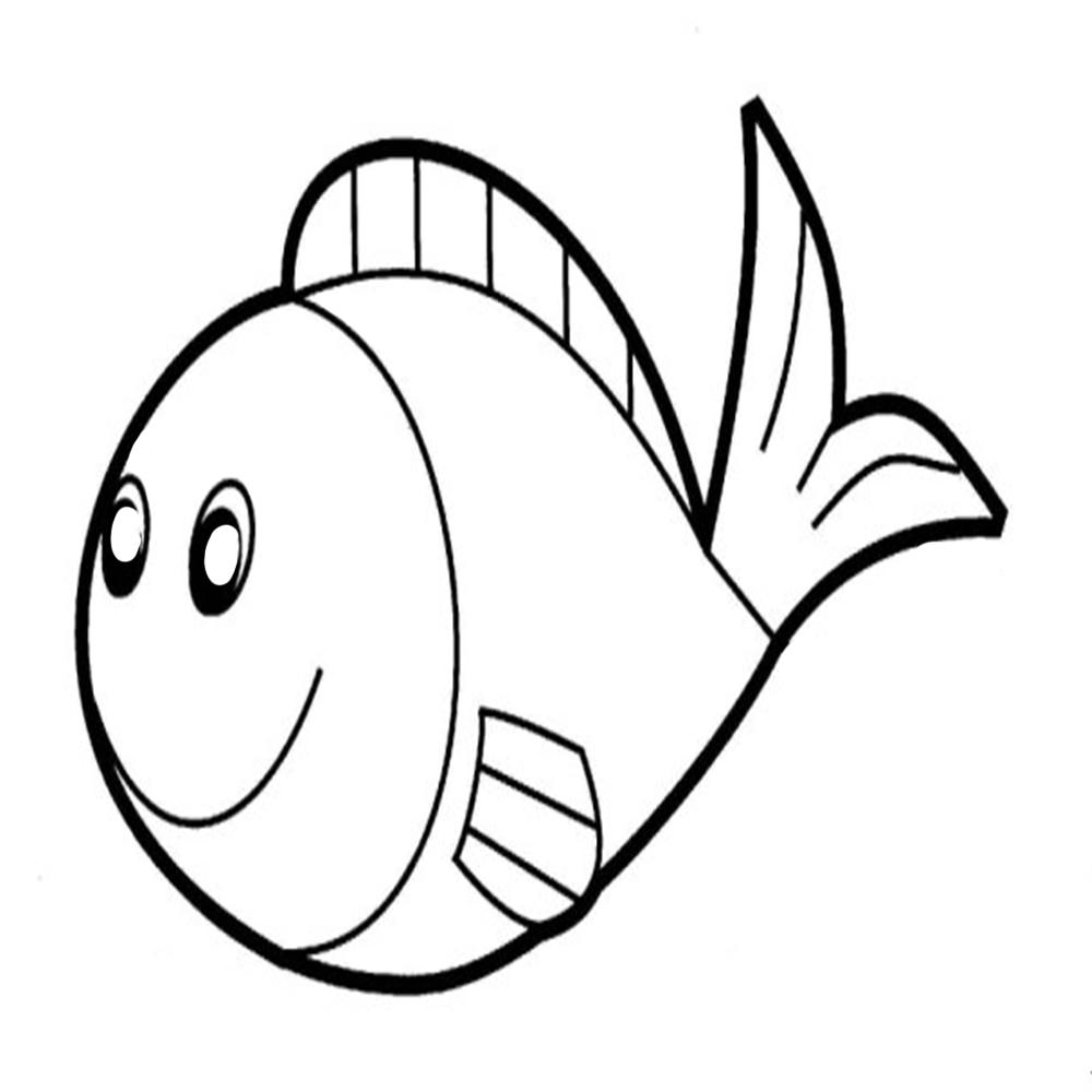 1000x1000 Free Fish Coloring Pages