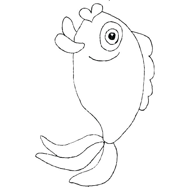 650x641 Printable Fish Fish Template Printable Rainbow Fish Template Scale