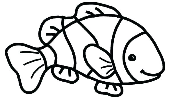 600x355 Rainbow Printable Coloring Pages Blank Fish Template Magic Go Card