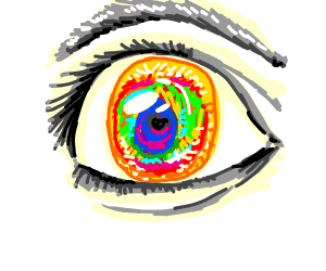 300x250 Multi Colored Eye
