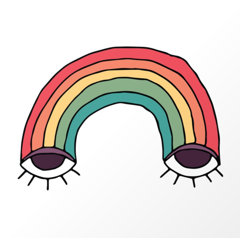 1012x1004 Rainbow Eyes