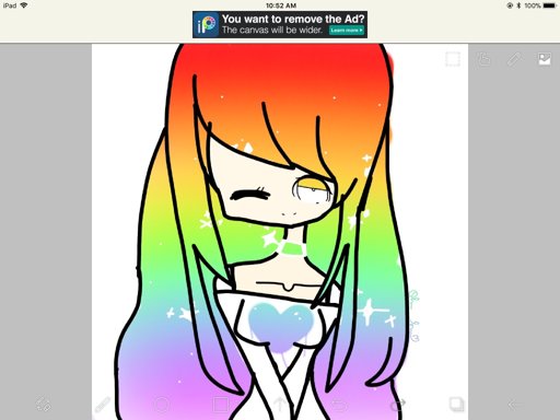 512x384 Rainbow Hair Girl