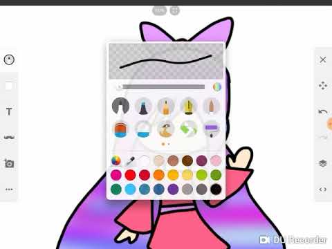 480x360 Drawing A Girl With Rainbow Hair On Sketch