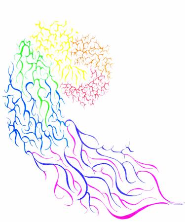 375x450 Where The Rainbow Starts Drawing