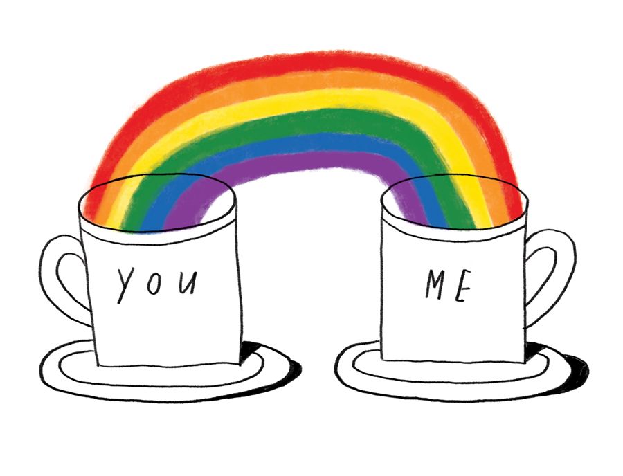 900x688 Pearl Law Rainbow Illustration, Drawings, Rainbow