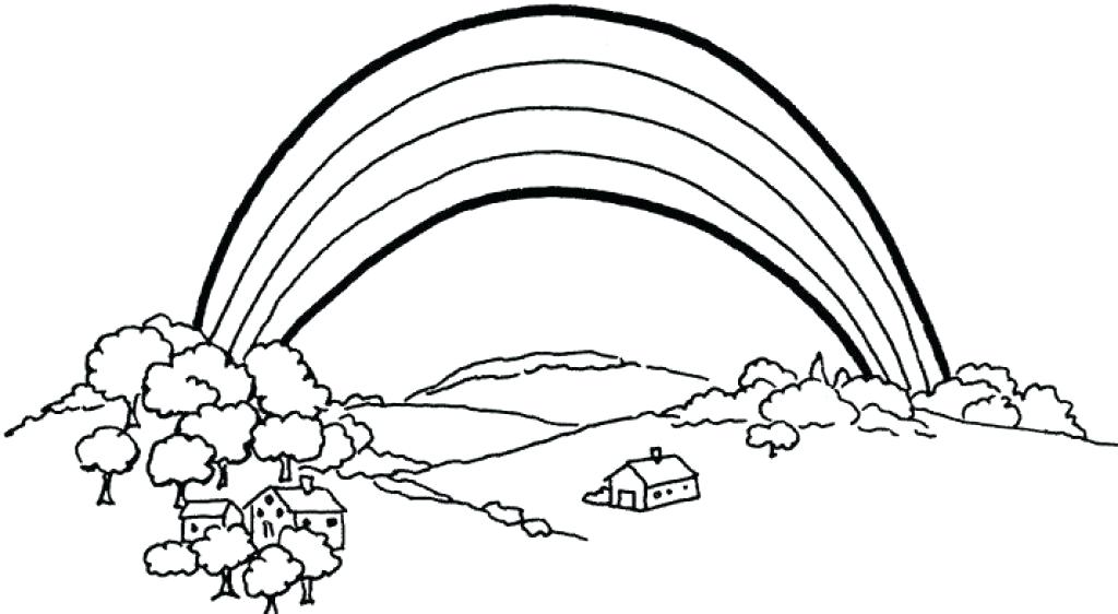 1024x562 Rainbow Coloring Pictures Free Printable Rainbow Coloring Pages