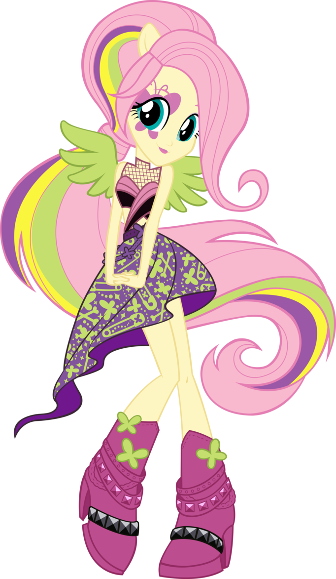 682x1172 Equestria Girls Rainbow Rocks Fluttershy Vector