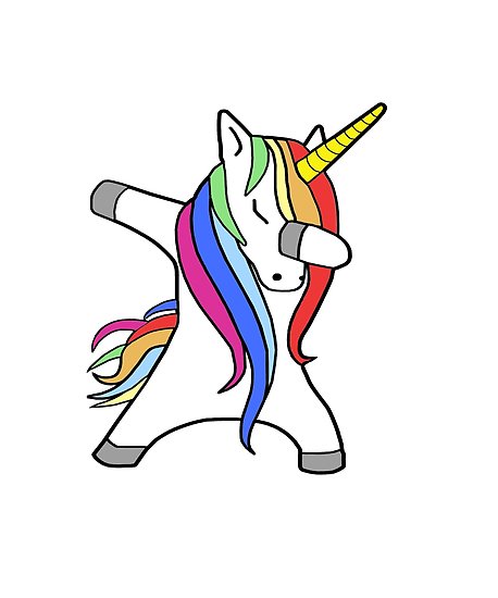458x550 Dabbing Unicorn