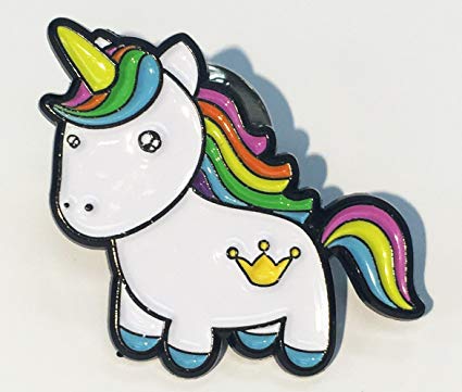 425x361 Rainbow Unicorn Enamel Lapel Pin Everything Else