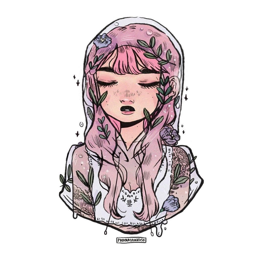 1080x1080 Women Illustrations And Paintings I Love