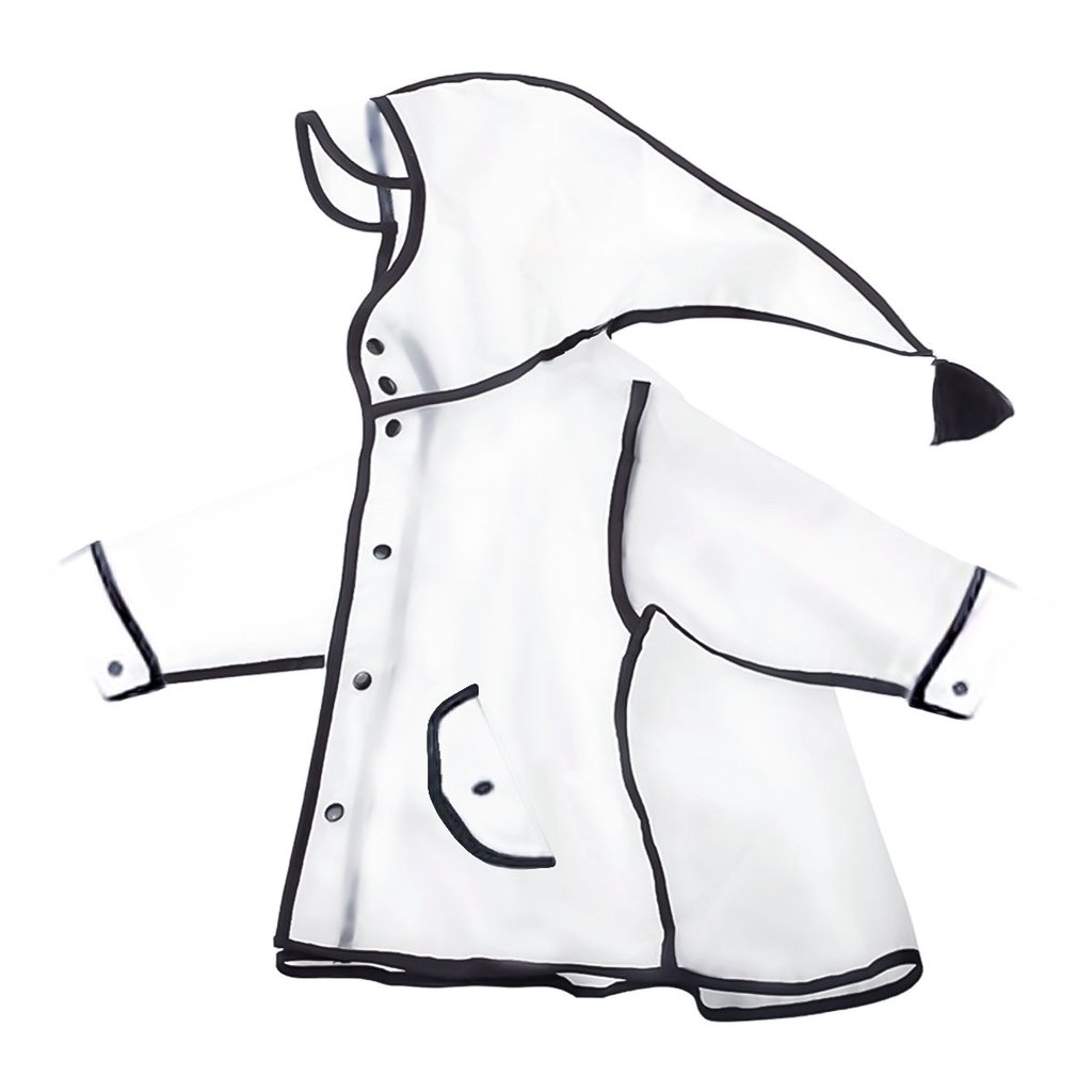 1024x1024 Waterproof And Wind Resistant Clear Colored Hooded With Fringe