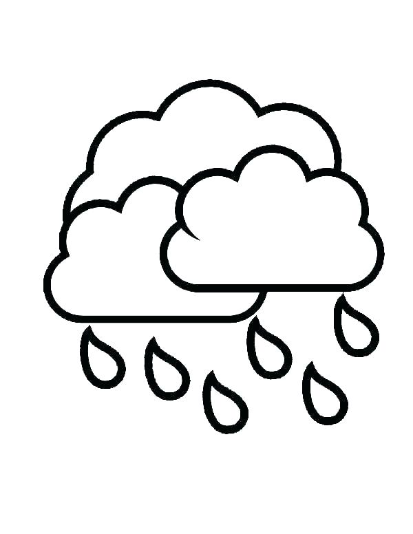 600x776 Printable Raindrops Coloring Pages Big