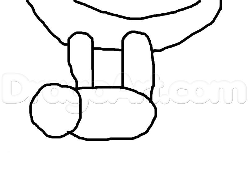 800x600 How To Draw A Simple Sloth, Step
