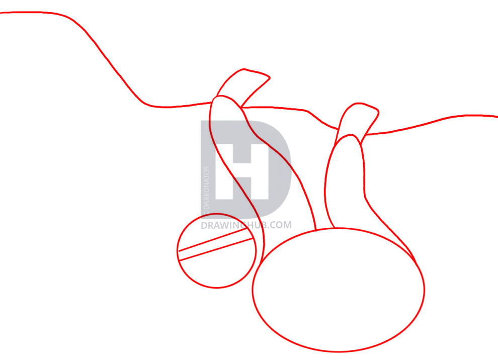 990x720 How To Draw A Sloth, Step