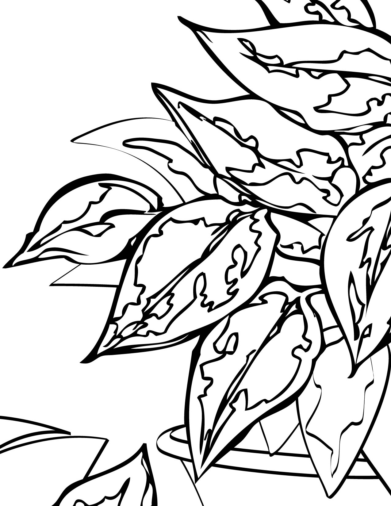 1275x1650 Coloring Pages Plants