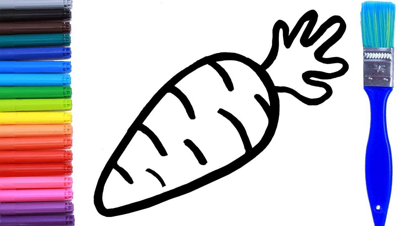 1280x720 vegetables and saucepan glitter drawing coloring amazing toys