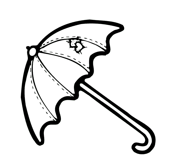 706x647 Printable Templates Rainy Season Summer Umbrella Leave A Clipart