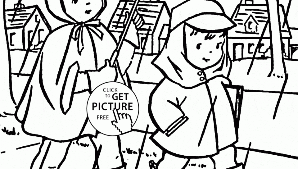 960x544 Impressive Rain Coloring Pages Spring Weather Sheets Printable