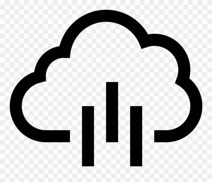 880x755 This Is A Drawing Of A Rain Cloud That Is Flat