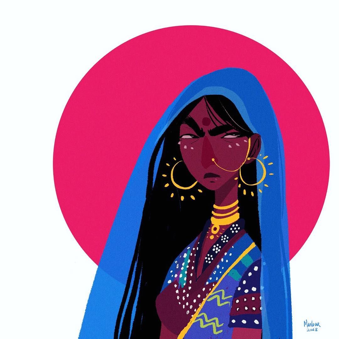 1080x1080 Indian Woman