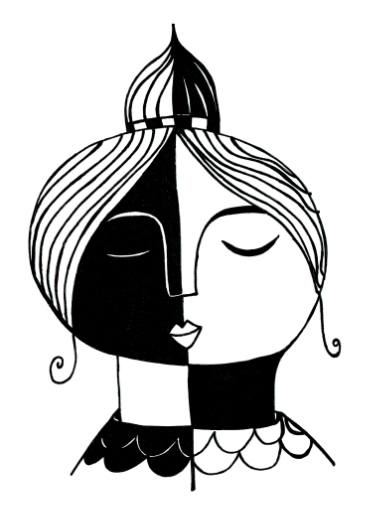 375x509 Lady Potrait Drawings For Sale Saatchi Art