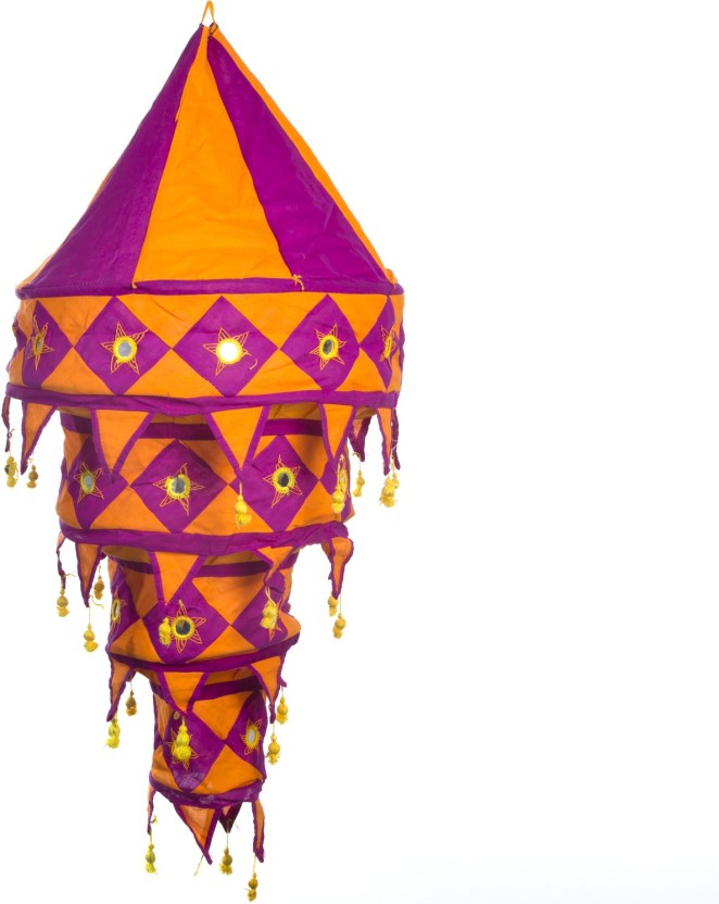 662x832 Retailers Rajasthani Embroidered Fabric Purple, Orange