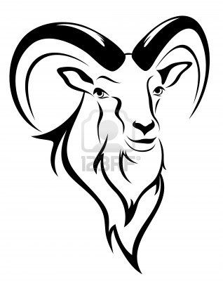 318x400 Stock Vector Craft Ideas Sheep Tattoo, Goats, Sheep Silhouette