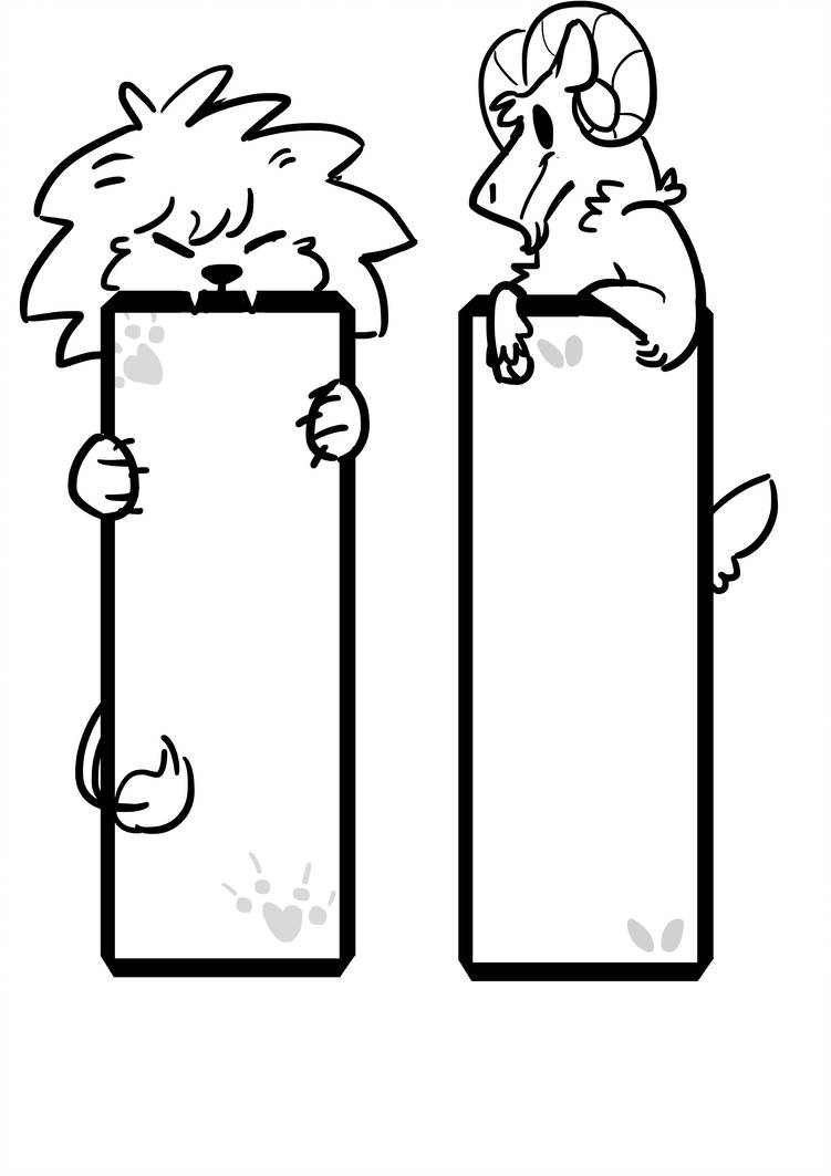 751x1063 Animal Printable Bookmarks