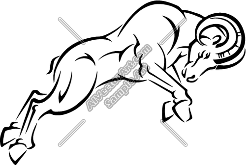 500x336 Ram Clipart Mascot Clipart Portal