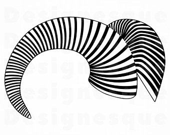 340x270 rams horn vector etsy