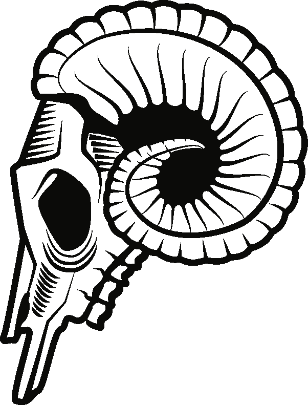 602x791 Online Image Vectorizer Ram Skull