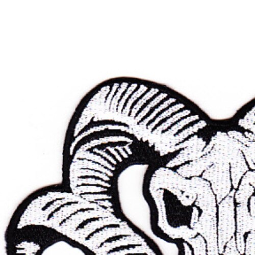 500x500 Ram Head Skull Patch Specialty Patches Popular Patch