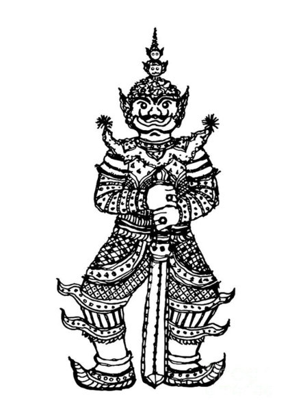 424x600 Lord Rama Art Fine Art America