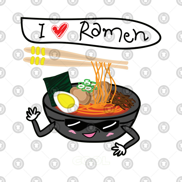 630x630 Funny I Love Ramen Drawing