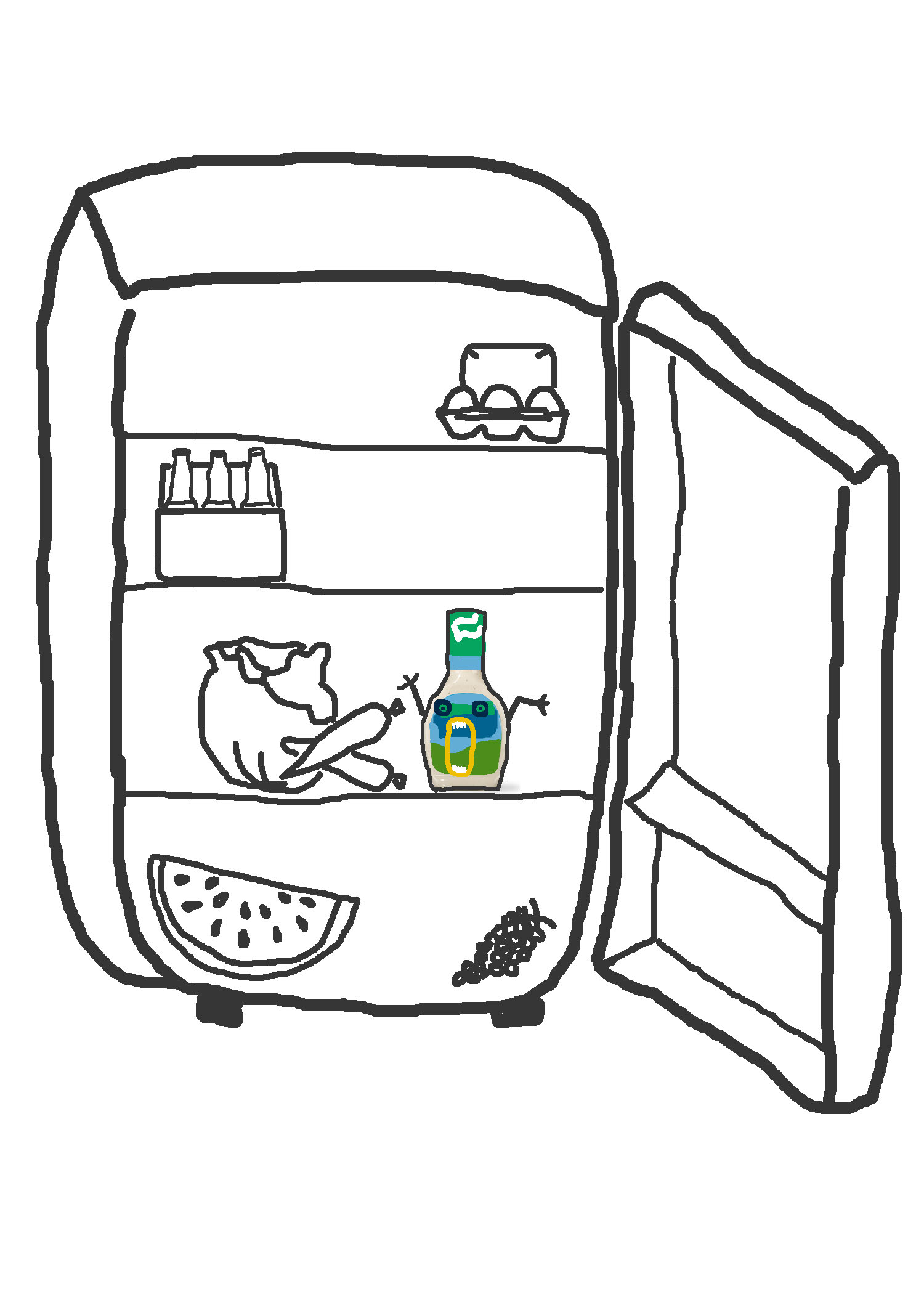 1500x2100 What Did The Ranch Say When The Refrigerator Door Opened