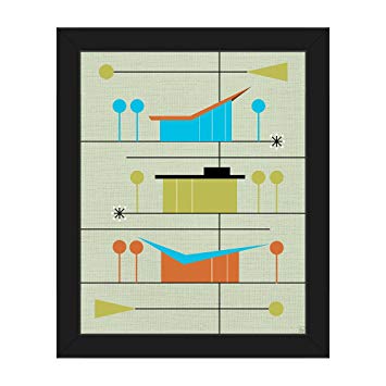 355x355 Retro Neighborhood Green Mid Century Retro Modern
