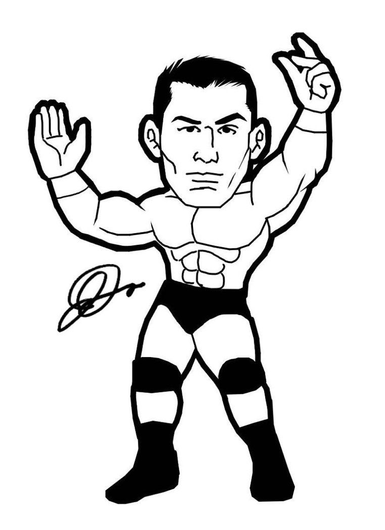 Randy Orton Drawing | Free download on ClipArtMag