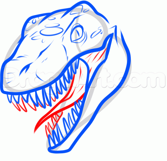 Raptor Dinosaur Drawing | Free download on ClipArtMag