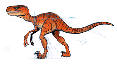 400x221 How To Draw A Dinosaur