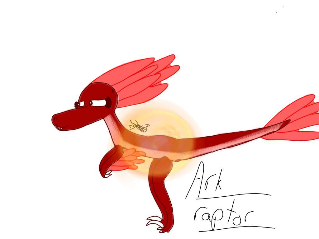 1024x768 Quick Drawing Of A Raptor Ark Survival Evolved Amino