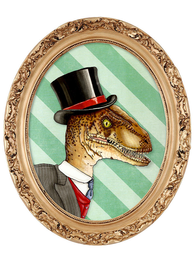 675x900 Randy The Raptor Drawing