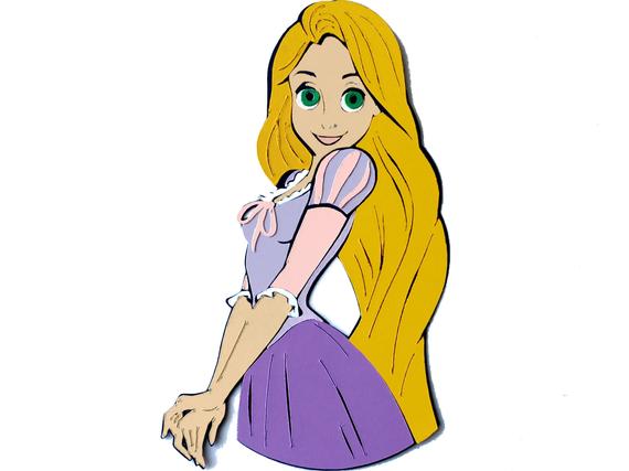 570x427 rapunzel die cut tangled die cut rapunzel centerpiece