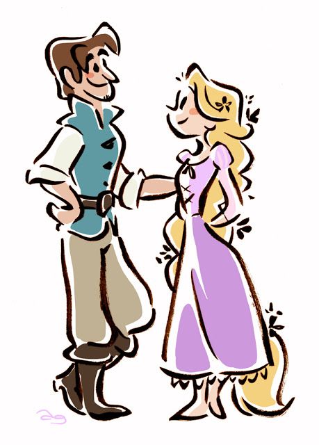 459x640 Rapunzel And Flynn