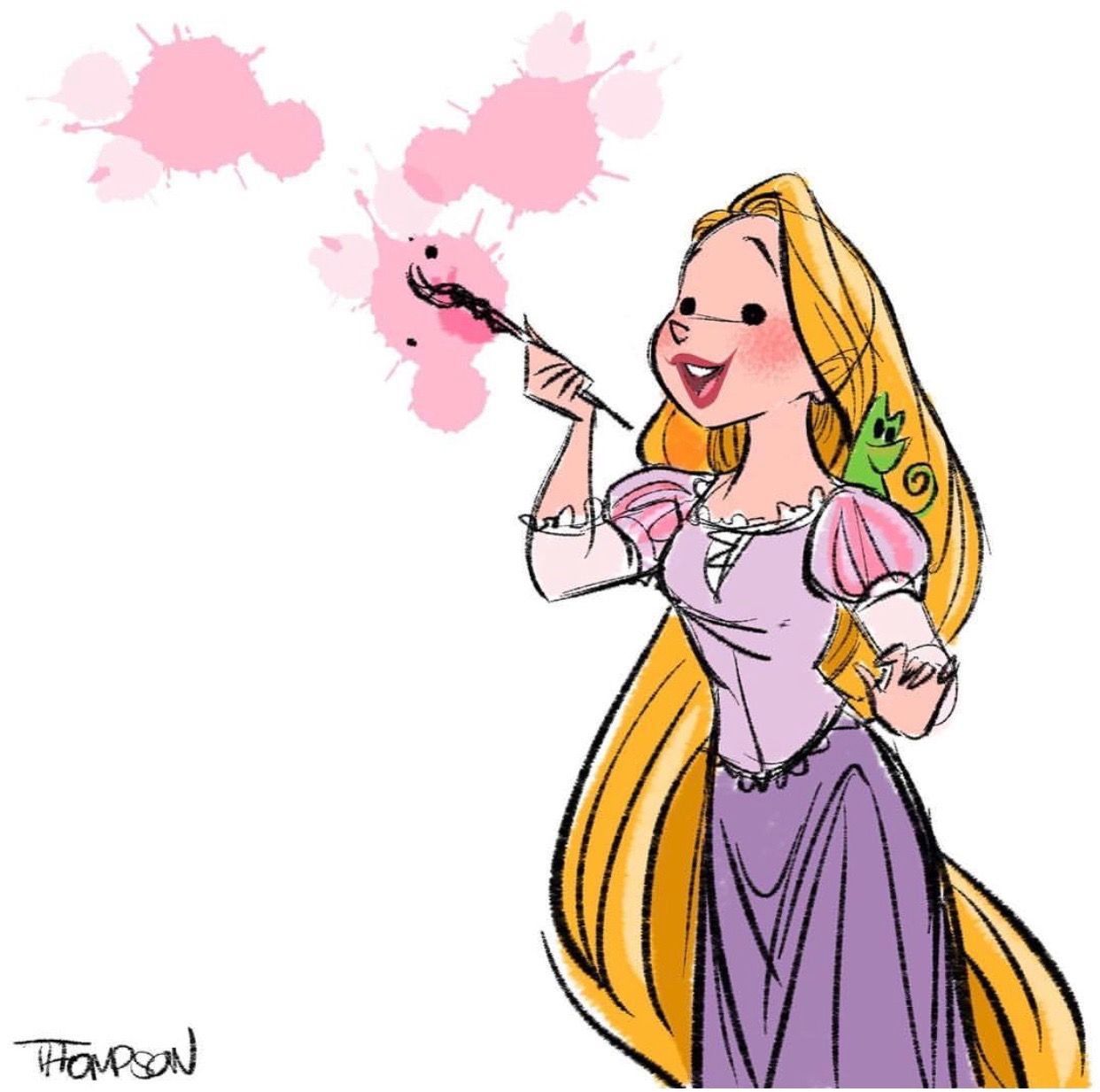 1242x1233 Steven Thompson Disney Rapunzel Disney Pixar Disney Drawings